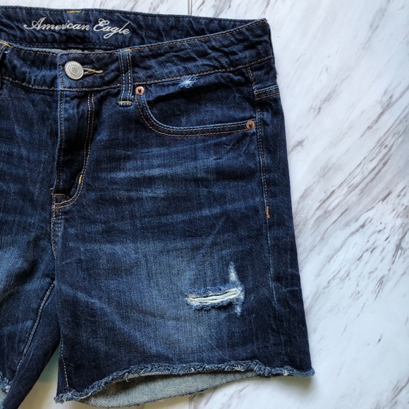 American Eagle Denim Distressed Shorts - Picture 2 of 9